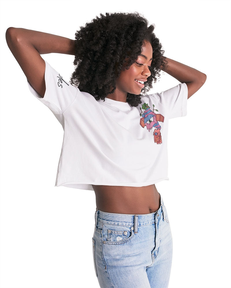 Gussy Women's Lounge Cropped Tee