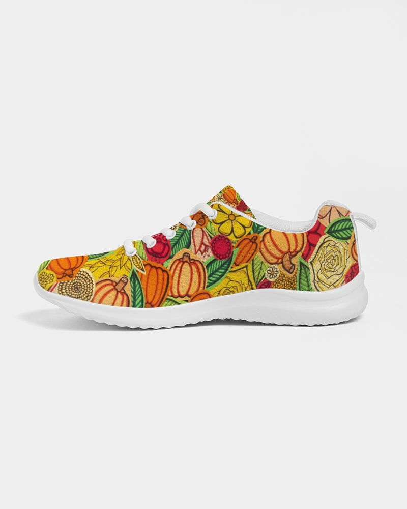 Citrouilles et Fleurs Men's Athletic Shoe