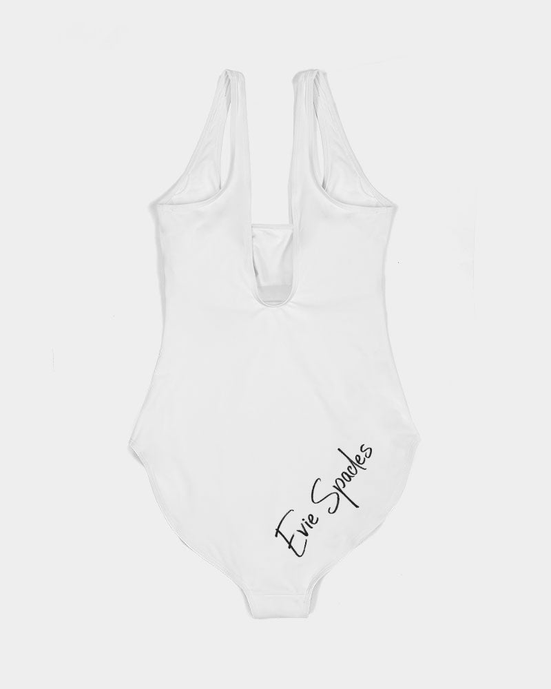 CrossHatched Heart Women's One-Piece Swimsuit