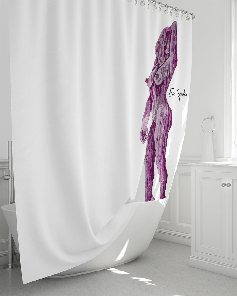 Vision en Rose Shower Curtain 72"x72"