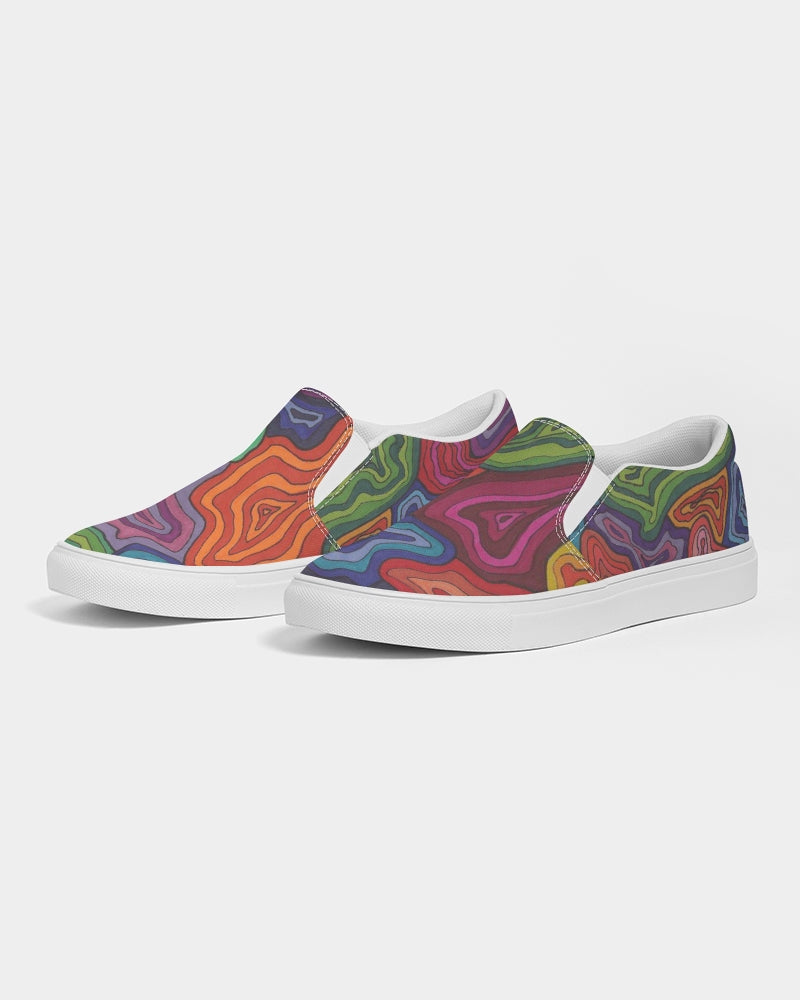 Curled Women's Slip-On Canvas Shoe