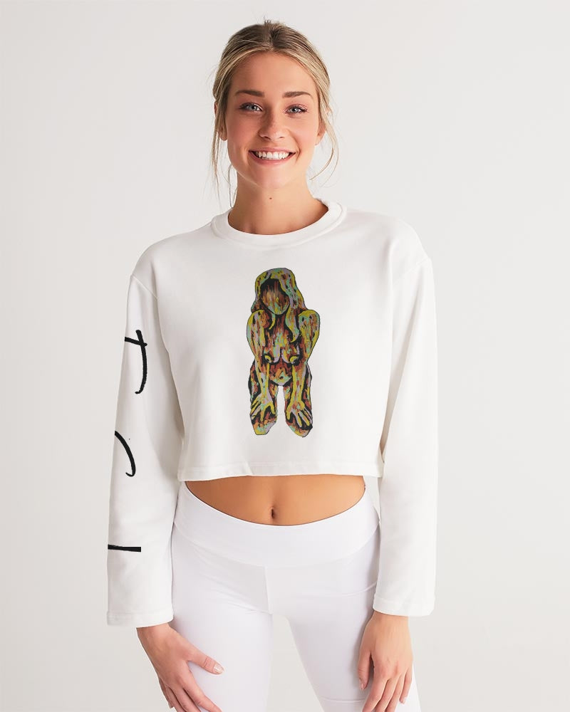 le Sentiment de Couleur Women's Cropped Sweatshirt