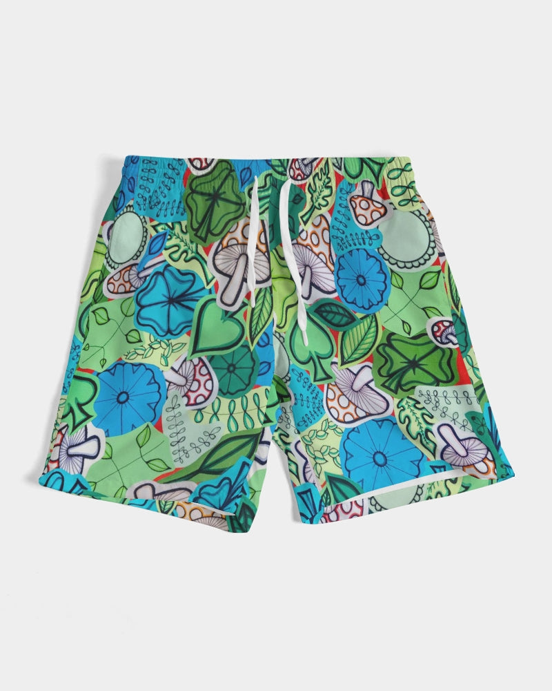 Fleurs et Trèfles Men's Swim Trunk