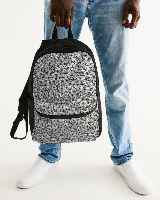 Triangular Mirage Small Canvas Backpack