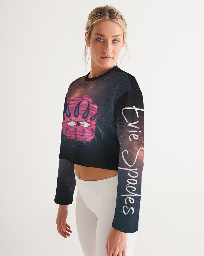 Galaxy 2 Women's Cropped Sweatshirt