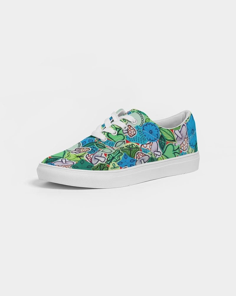 Fleurs et Trèfles Men's Lace Up Canvas Shoe