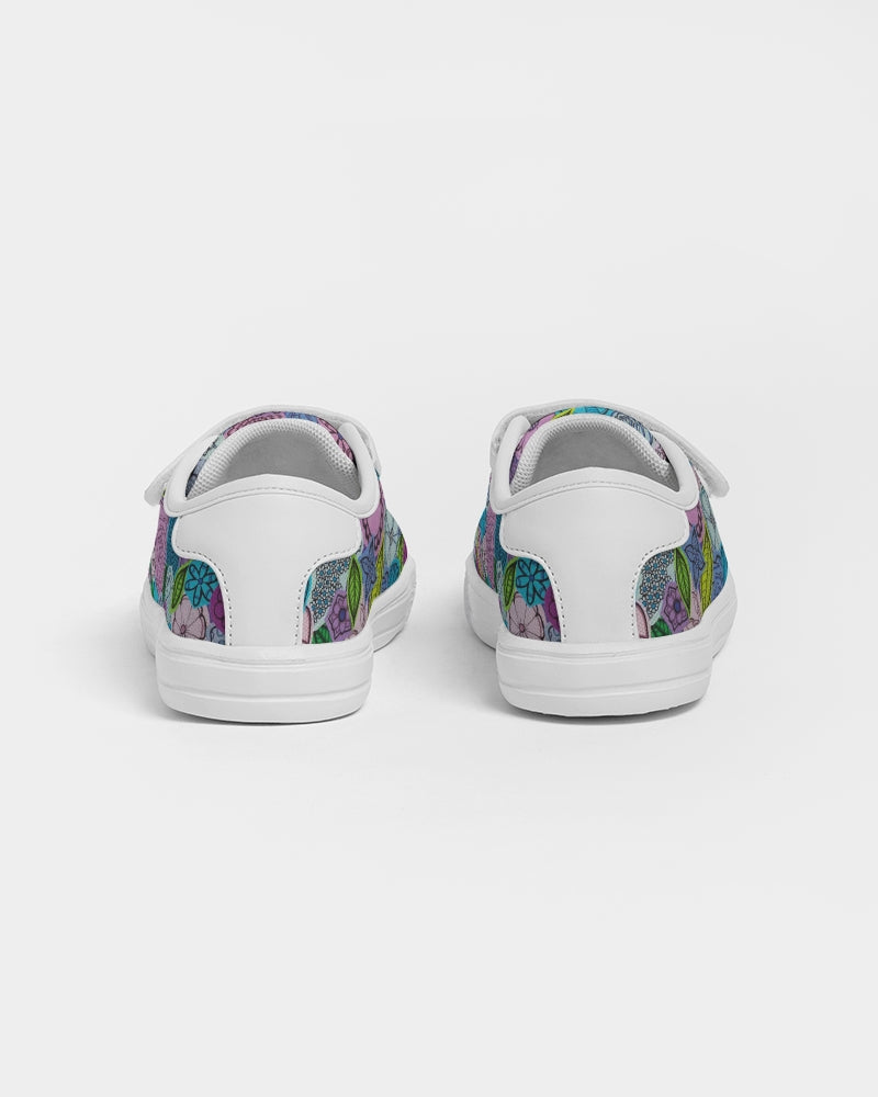 Les Fleurs Violettes Kids Velcro Sneaker