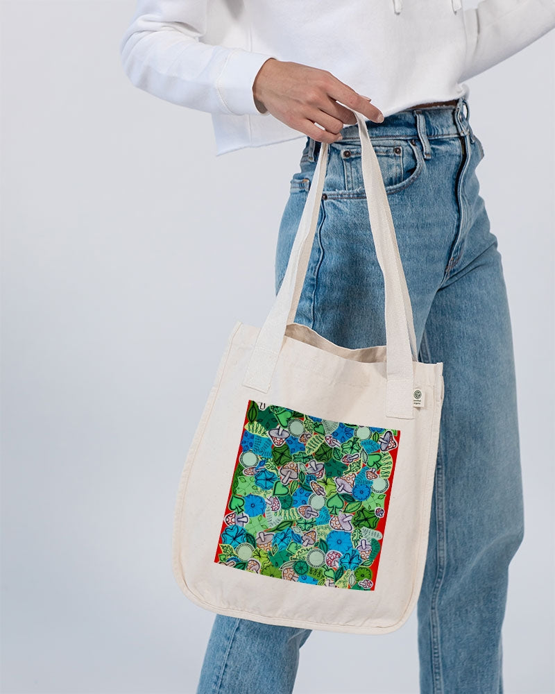 Fleurs et Trèfles Organic Cotton Canvas Market Tote | Econscious