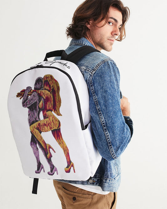 Appuyez-vous sur moi Large Backpack