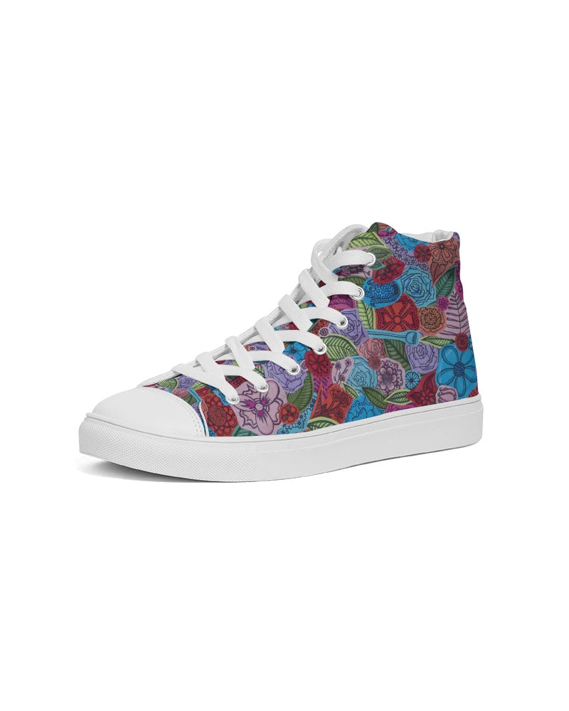 Les Fleurs Men's Hightop Canvas Shoe