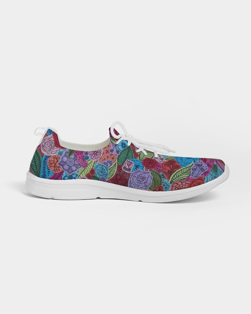 Les Fleurs Men's Lace Up Flyknit Shoe