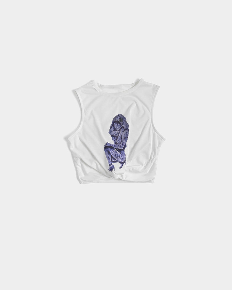 Consommé par le Violet Women's Twist-Front Tank