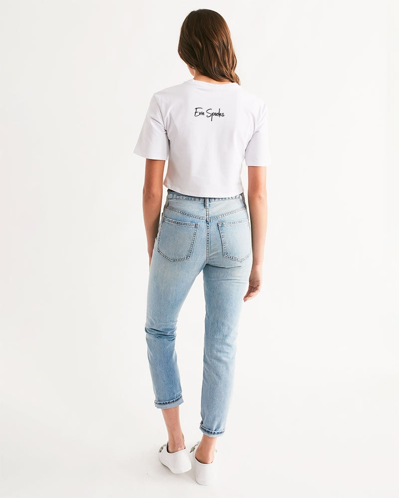 Consommé par le Violet Women's Cropped Tee