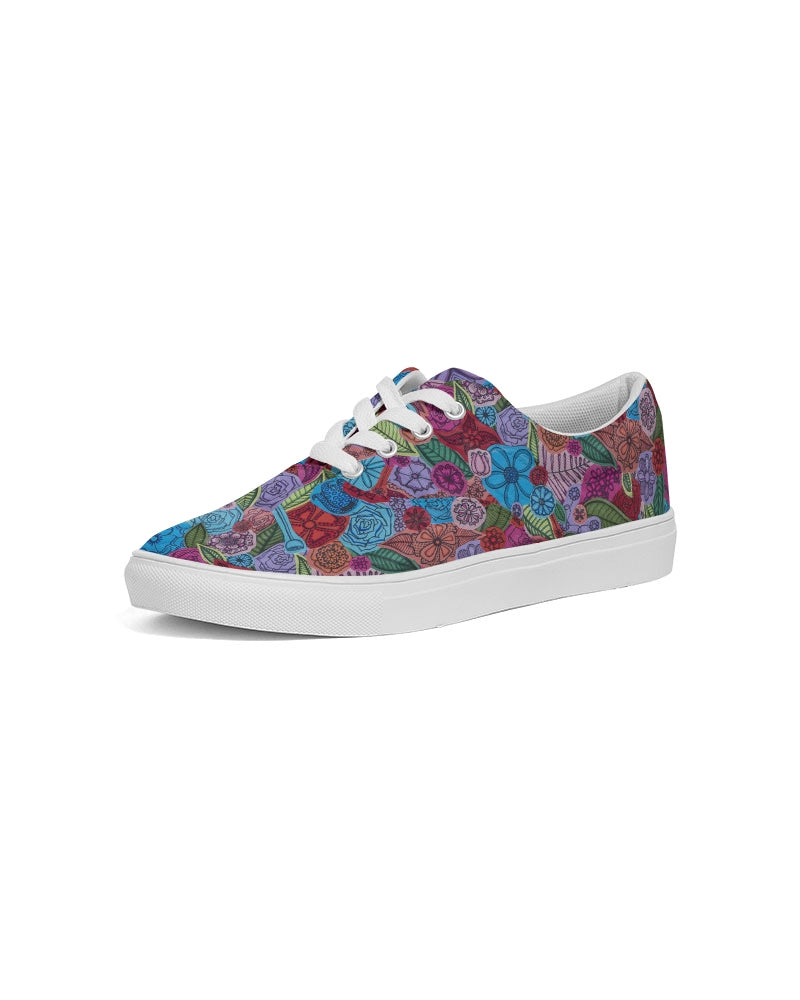 Les Fleurs Men's Lace Up Canvas Shoe