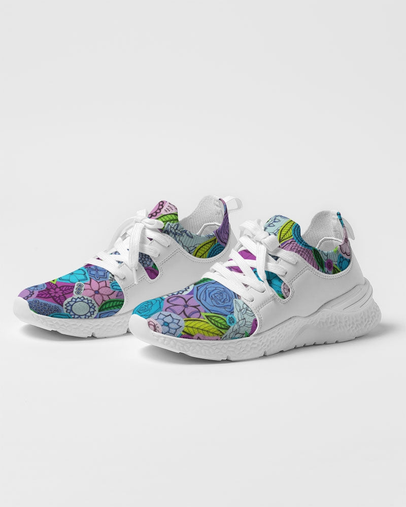 Les Fleurs Violettes Men's Two-Tone Sneaker