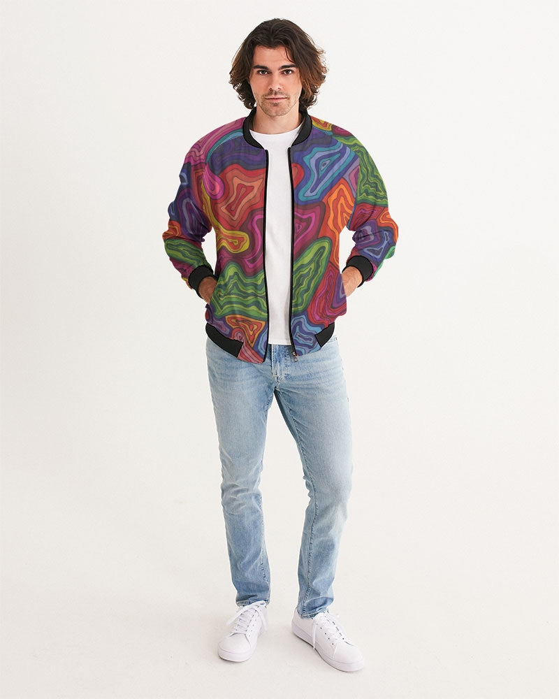 Curled Men's Bomber Jacket