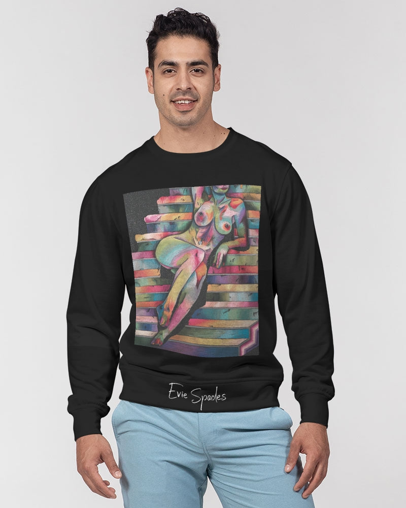 Tess Men's Classic French Terry Crewneck Pullover