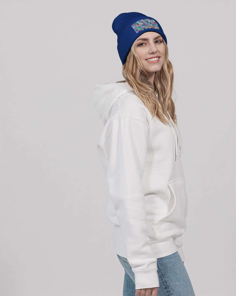 Les Fleurs Violettes Solid Knit Beanie | Sportsman