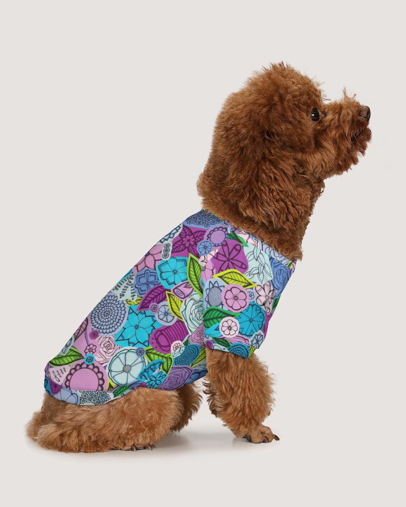 Les Fleurs Violettes Doggie Tee