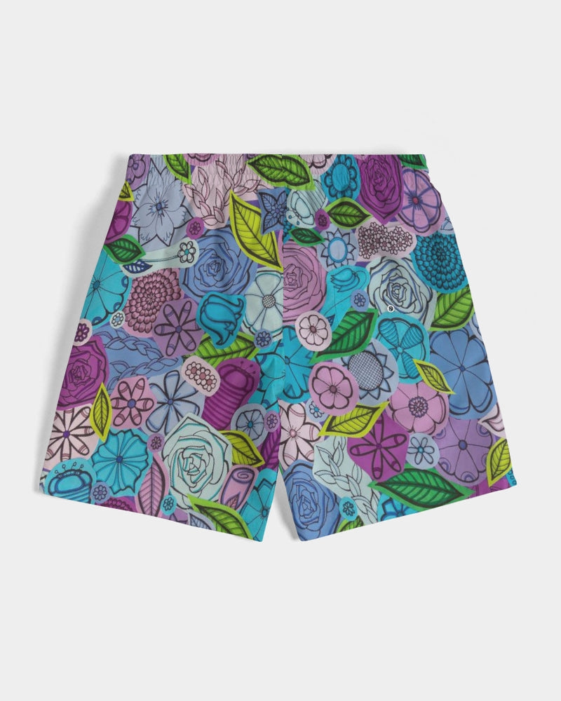 Les Fleurs Violettes Men's Swim Trunk