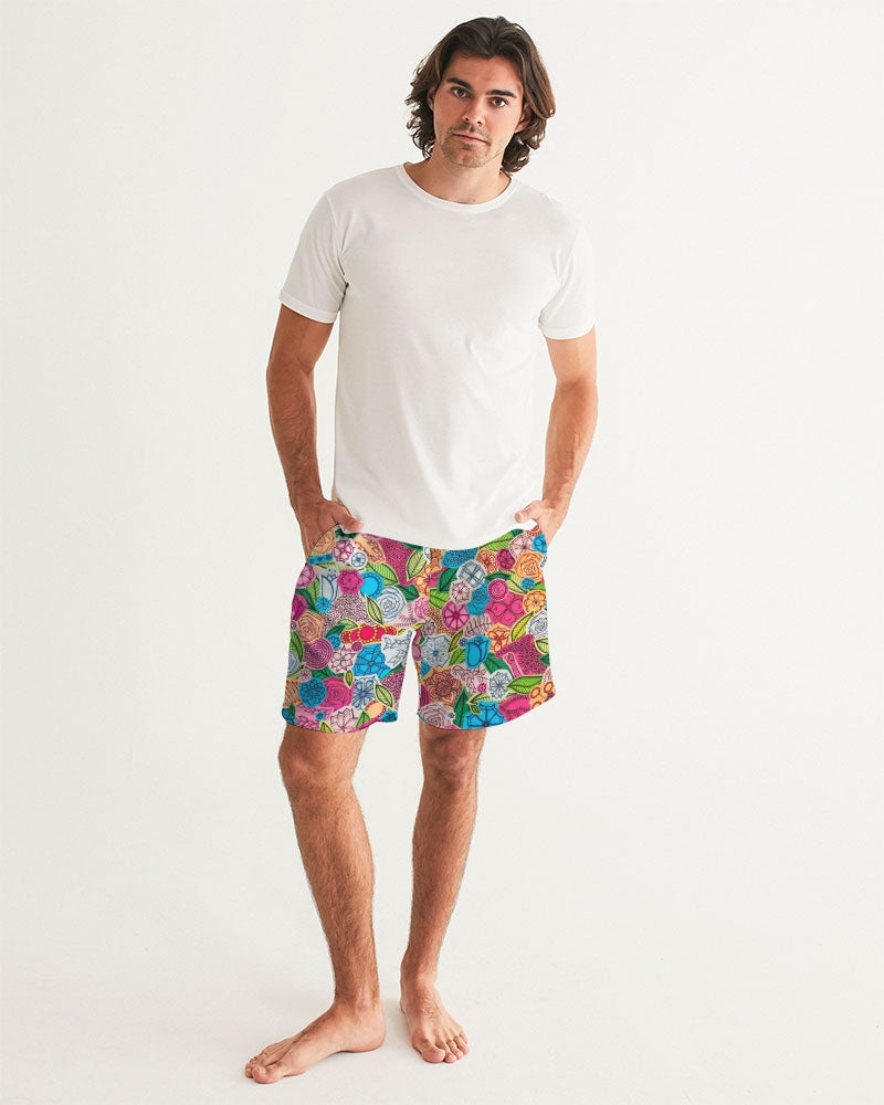 Fleurs de Printemps Men's Swim Trunk