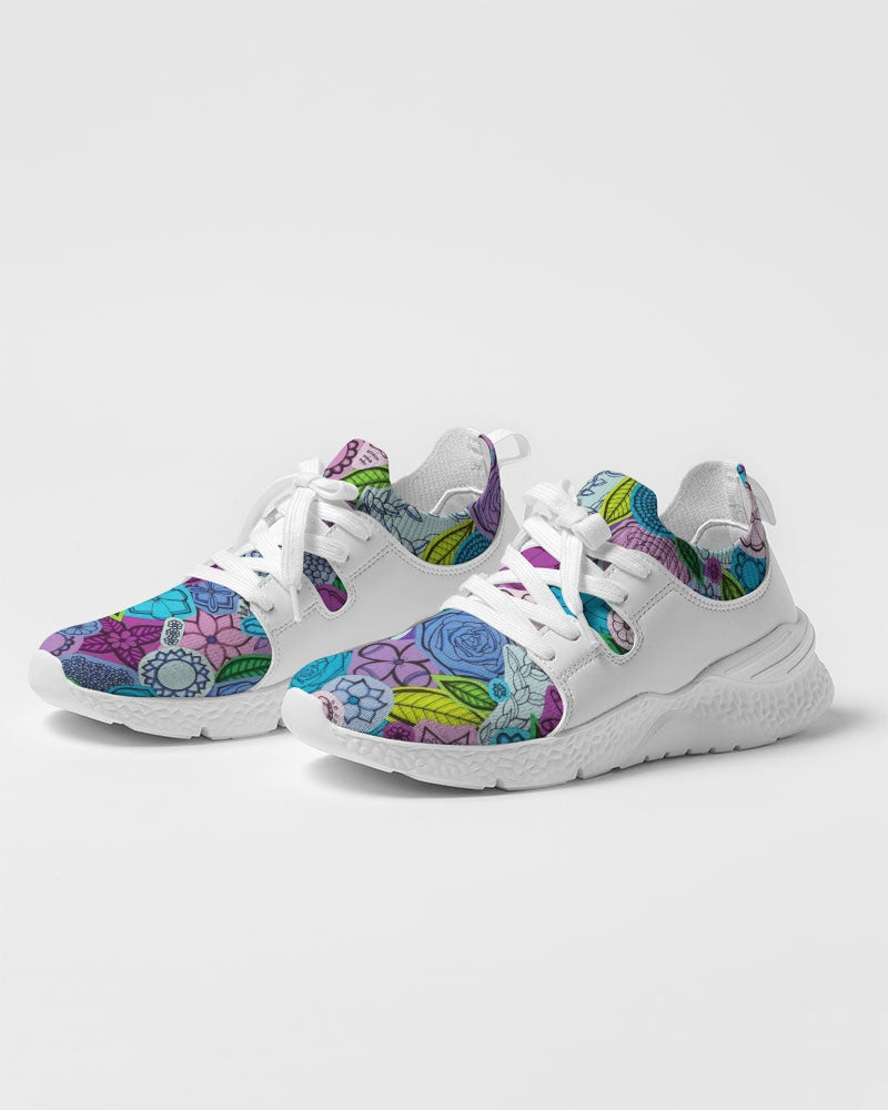 Les Fleurs Violettes Women's Two-Tone Sneaker