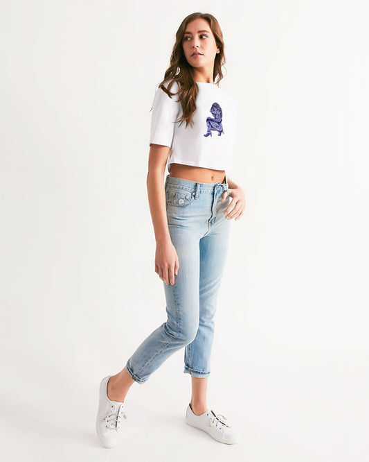 Consommé par le Violet Women's Cropped Tee