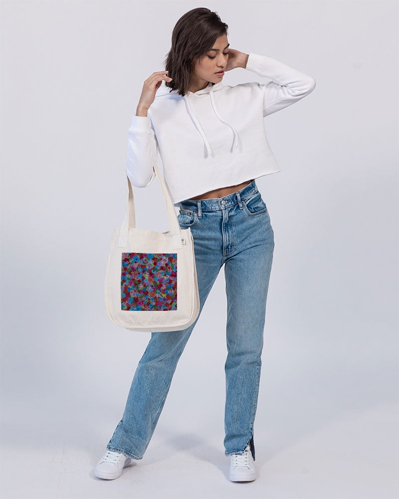 Les Fleurs Organic Cotton Canvas Market Tote | Econscious