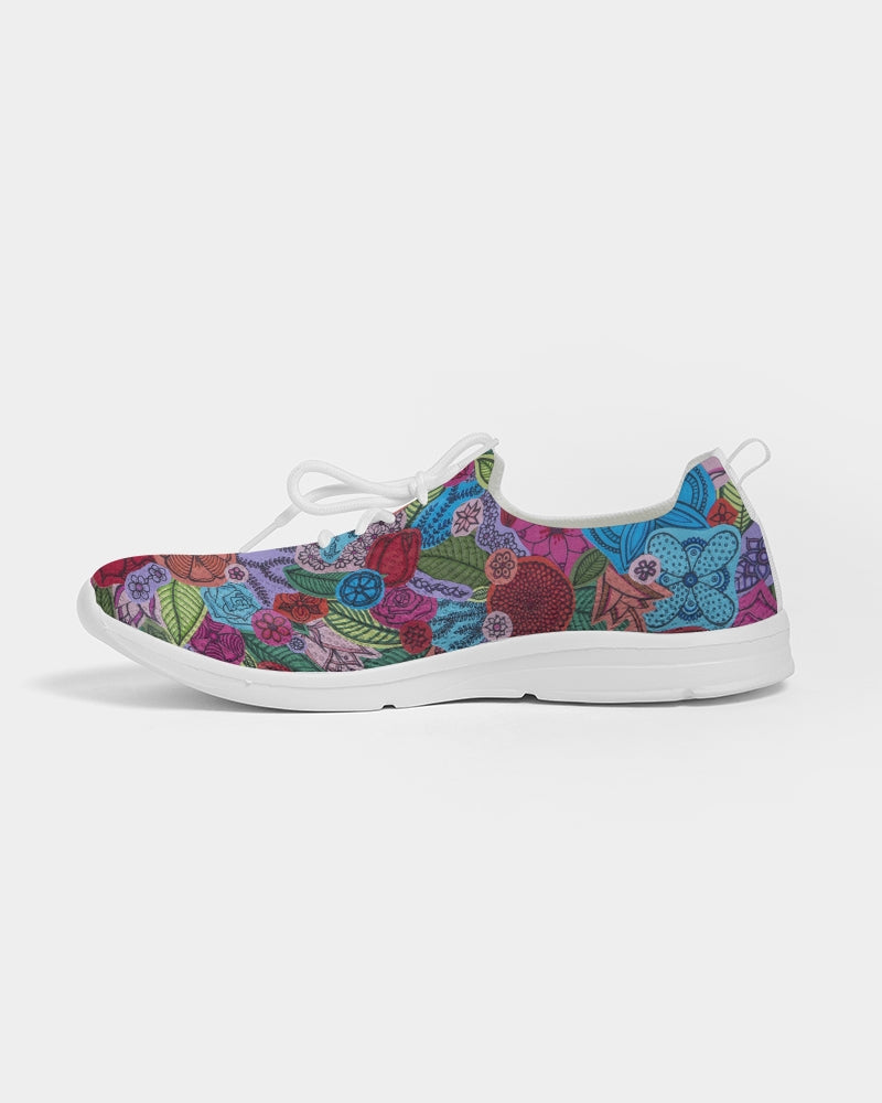 Les Fleurs Men's Lace Up Flyknit Shoe