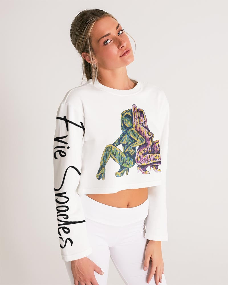 Jumeaux non Identique Women's Cropped Sweatshirt