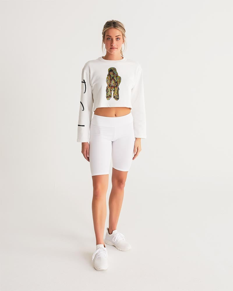 le Sentiment de Couleur Women's Cropped Sweatshirt