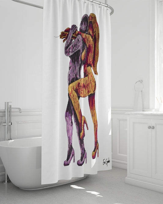 Appuyez-vous sur moi Shower Curtain 72"x72"