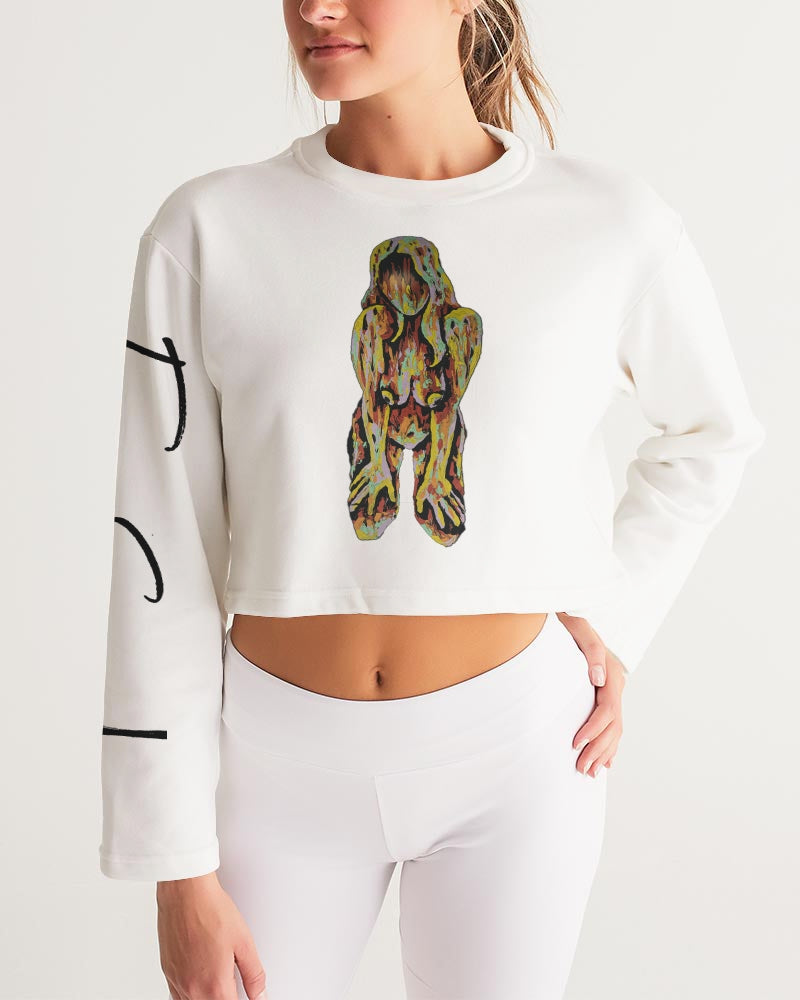 le Sentiment de Couleur Women's Cropped Sweatshirt