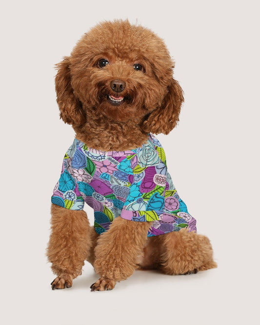 Les Fleurs Violettes Doggie Tee