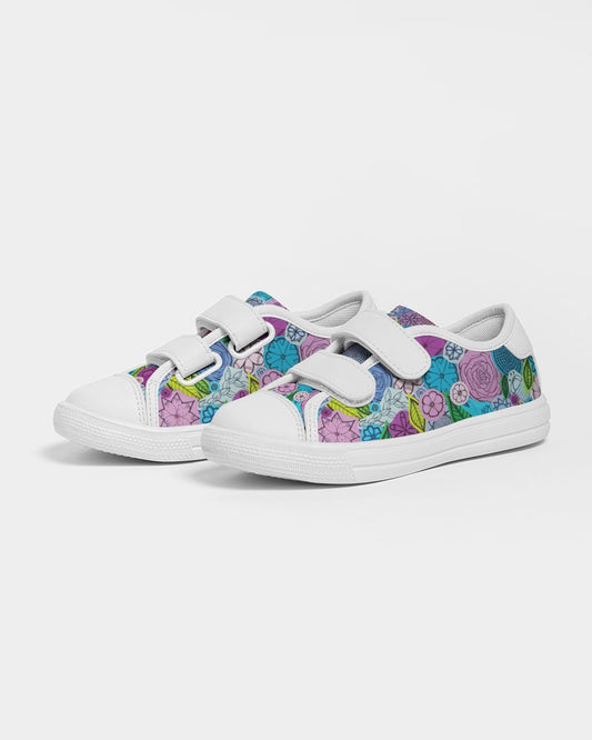 Les Fleurs Violettes Kids Velcro Sneaker