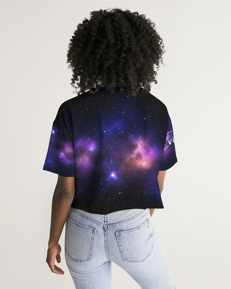 Galaxy 3 Women's Lounge Cropped Tee