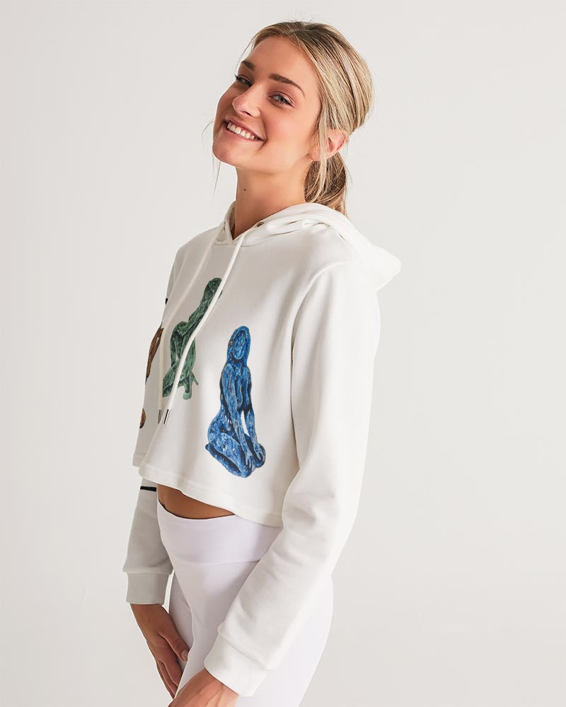 Feu d'automne Women's Cropped Hoodie