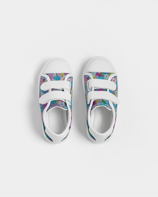 Les Fleurs Violettes Kids Velcro Sneaker