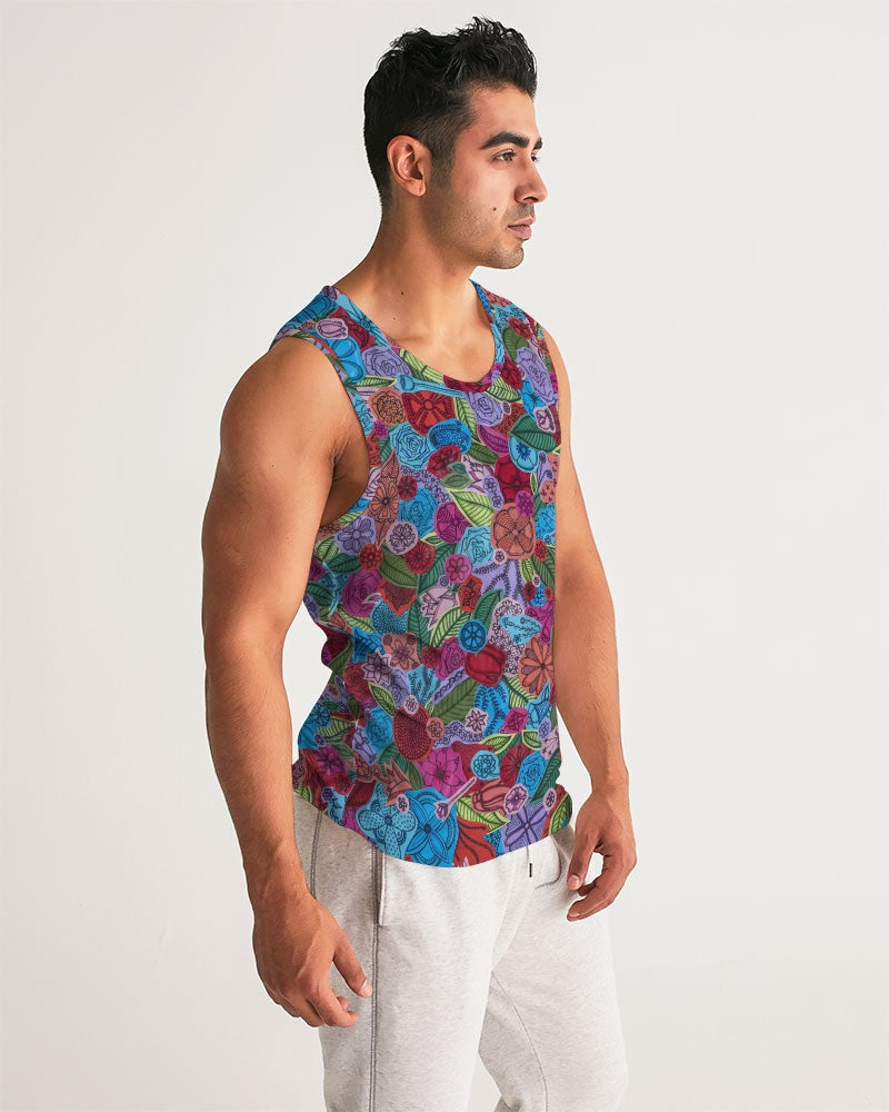 Les Fleurs Men's Sports Tank