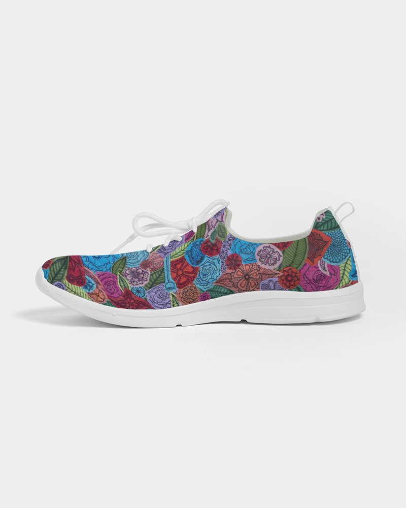 Les Fleurs Women's Lace Up Flyknit Shoe