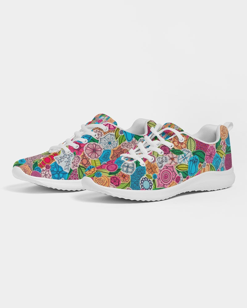 Fleurs de Printemps Men's Athletic Shoe