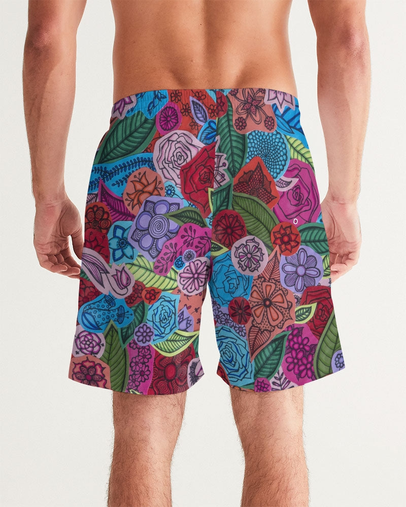 Les Fleurs Men's Swim Trunk