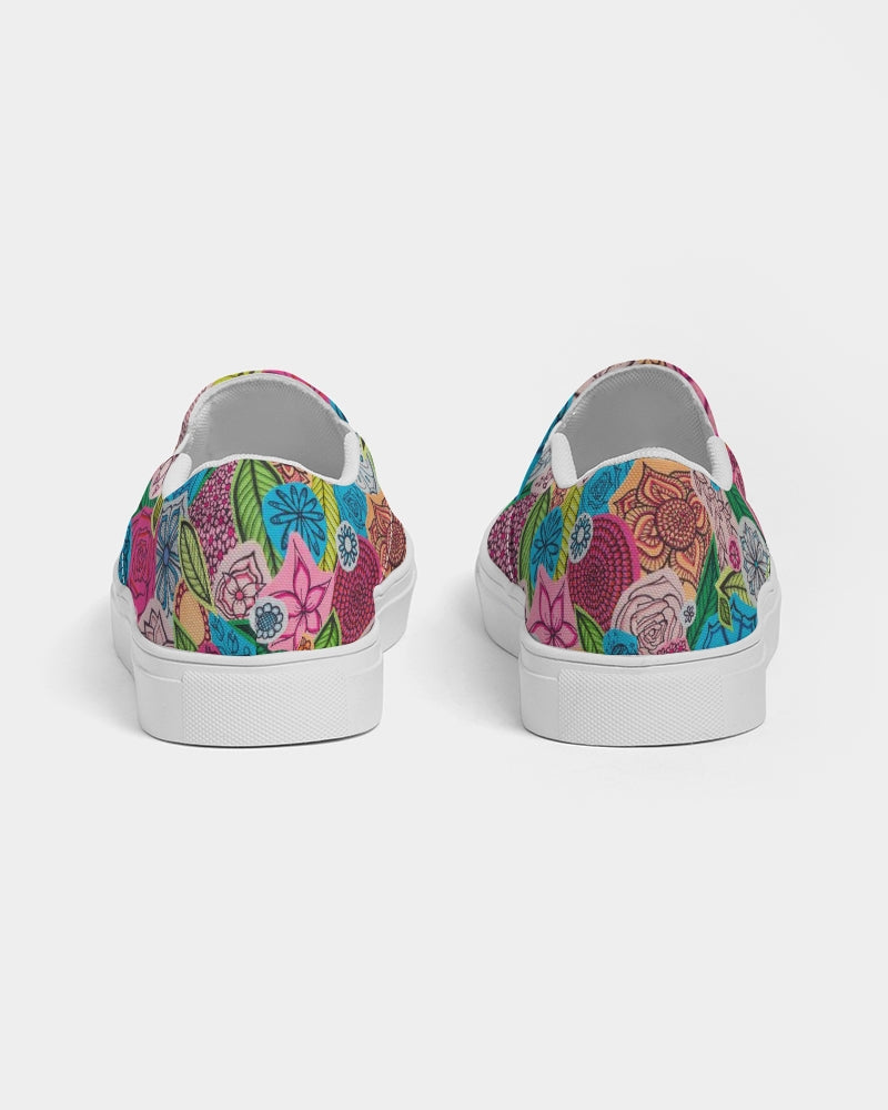 Fleurs de Printemps Women's Slip-On Canvas Shoe