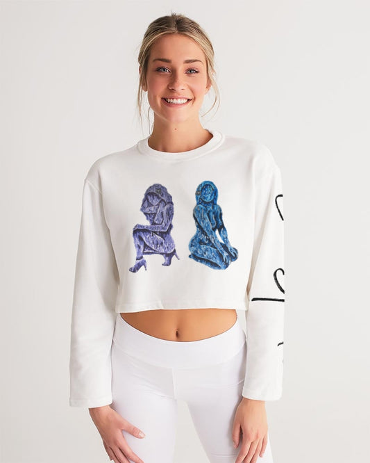 L'hiver Women's Cropped Sweatshirt