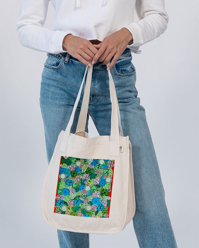 Fleurs et Trèfles Organic Cotton Canvas Market Tote | Econscious