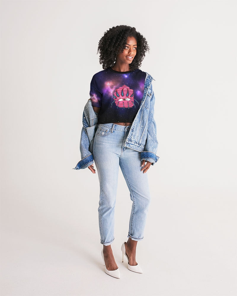 Galaxy 3 Women's Lounge Cropped Tee