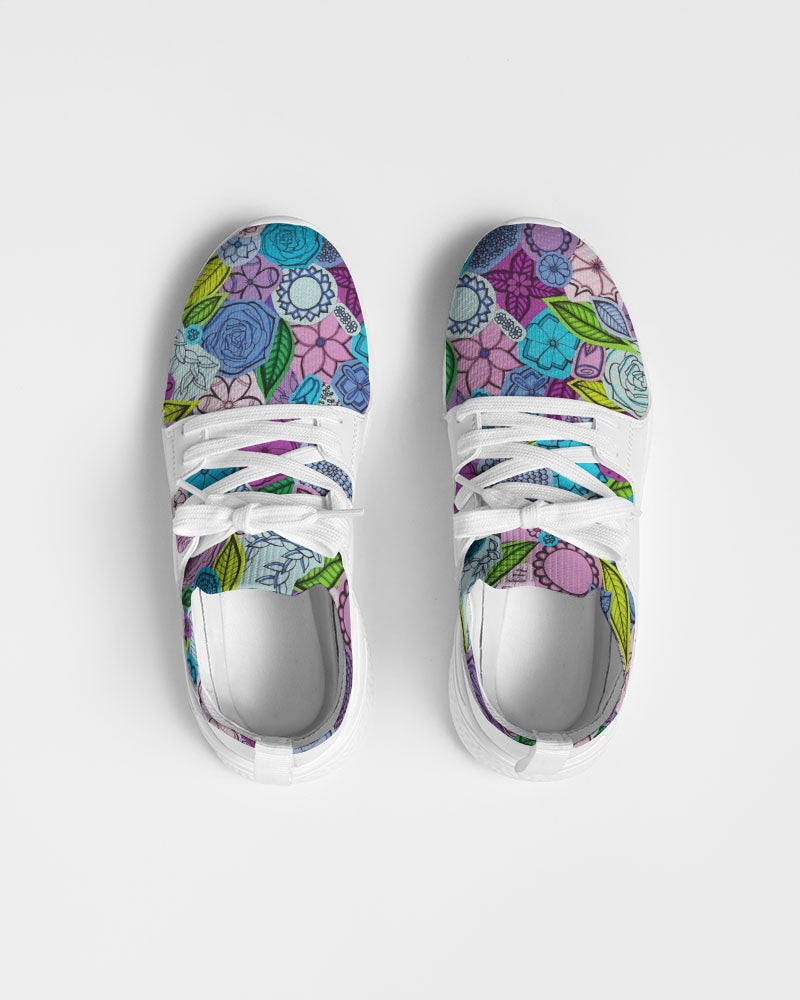 Les Fleurs Violettes Men's Two-Tone Sneaker