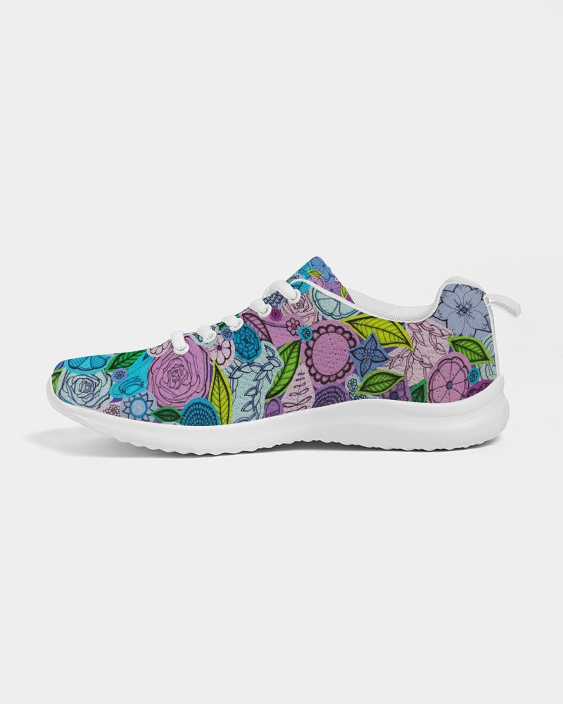 Les Fleurs Violettes Men's Athletic Shoe