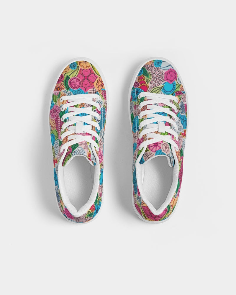 Fleurs de Printemps Men's Faux-Leather Sneaker