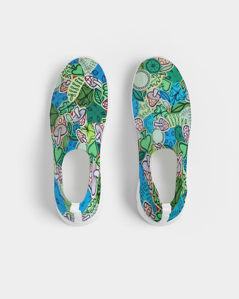 Fleurs et Trèfles Women's Slip-On Flyknit Shoe